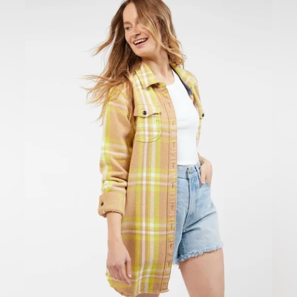 NWT Outerknown Blanket Shirt Dress sz S - Picture 10 of 11
